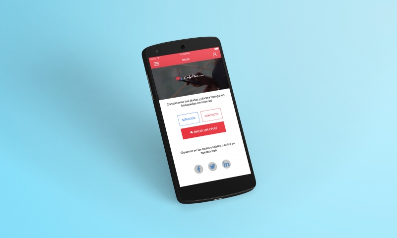 App mvil Sinfaltas