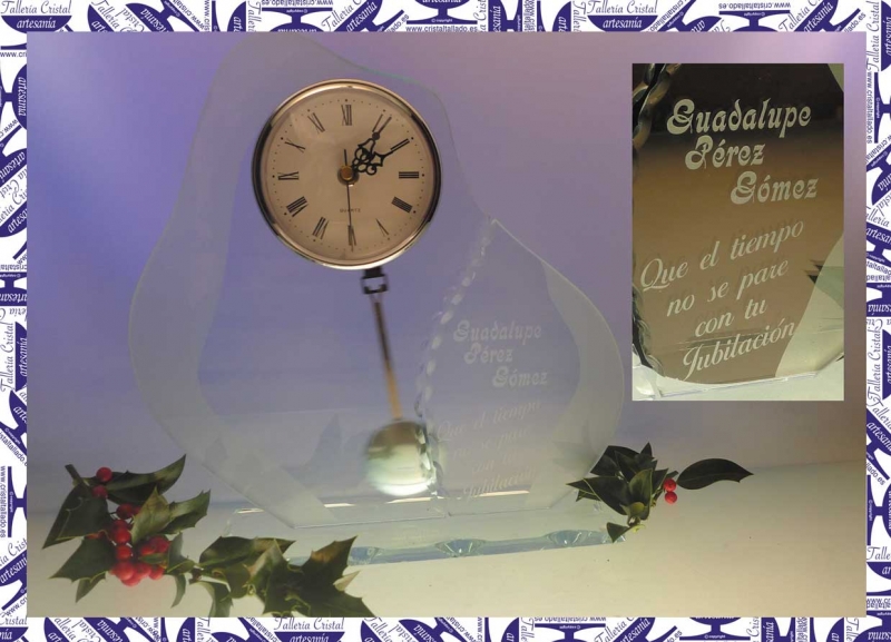 regalos de relojes de cristal en espaa