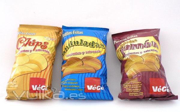 Packaging bolsa de patatas fritas