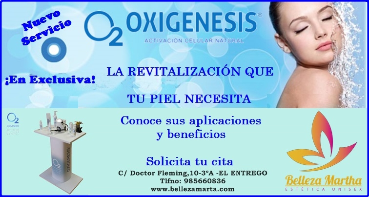 OXIGENESIS: ¿EFECTO BUENA CARA AL INSTANTE!