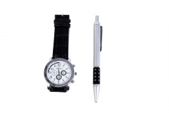 Estuche con reloj y boligrafo