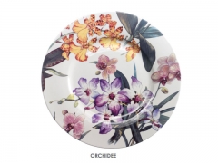 Bajoplato orchidee ceramica san marco