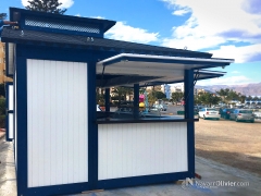 Chiringuito modular en madera de 15 m3 puerto de almeria