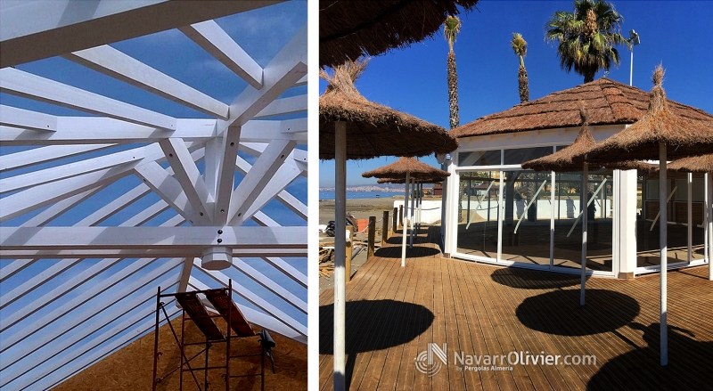 Construcción de chiringuito de 150 m2. Chiki Beach, Algarrobo-Costa, Málaga