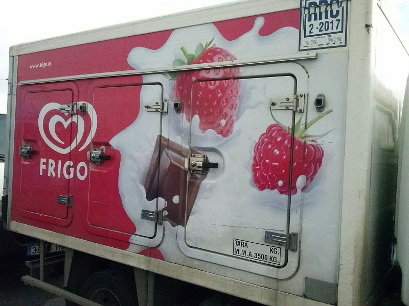 camion heladero frigo sevilla y cadiz