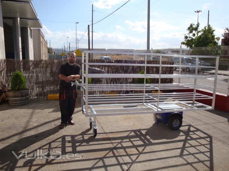 Carro  Motorizado y Completamente de Aluminio