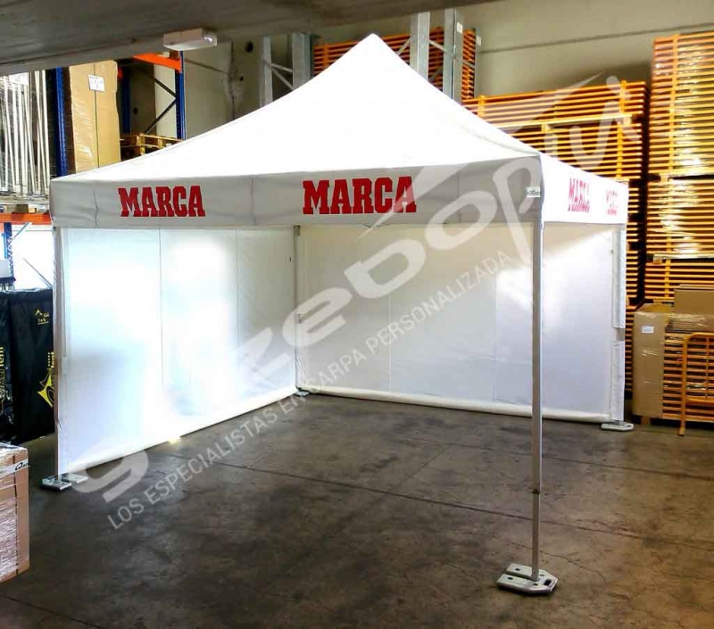 Carpa plegable de 4x4m, carpa personalizada para Marca