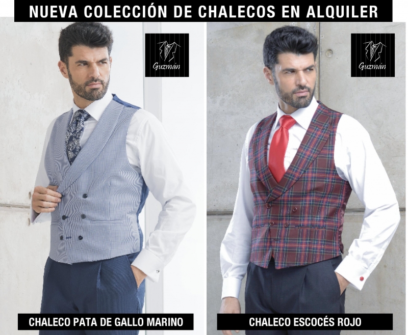 Alquiler de chalecos Nueva coleccin 2017