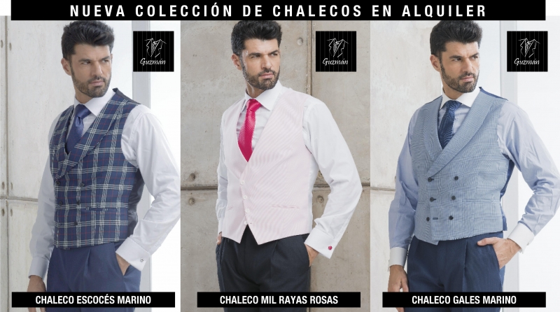 Alquiler de chalecos Nueva coleccin 2017