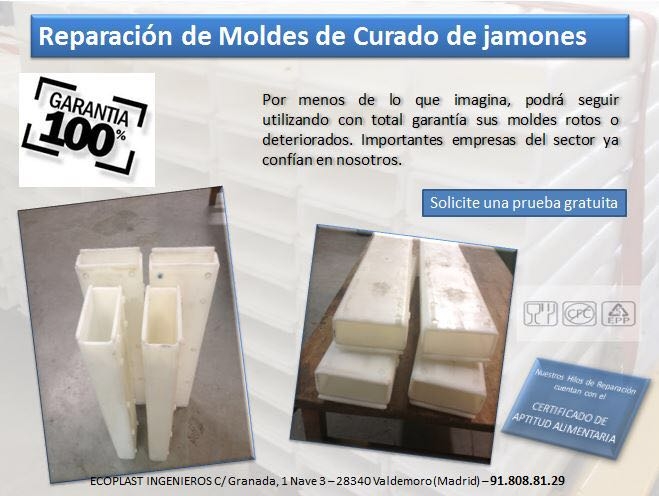 Reparaciones plasticas en Madrid · Reparacion de contenedores (RSU). Reparacion de embarcaciones