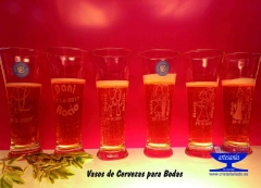 Grabar jarras de cerveza