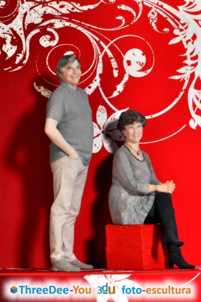 Figuras para tarta de aniversario - Ponte En Tu Tarta - figuras 3d de ThreeDee-You Foto-Escultura