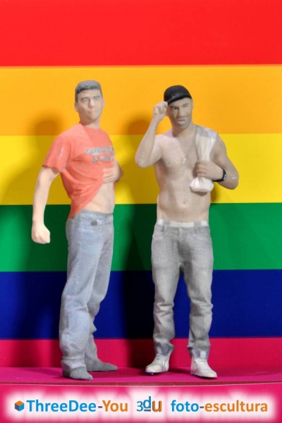Promocin Orgullo Gay 2017 - 20% de descuento en desnudos - ThreeDee-You Foto-Escultura 3d-u