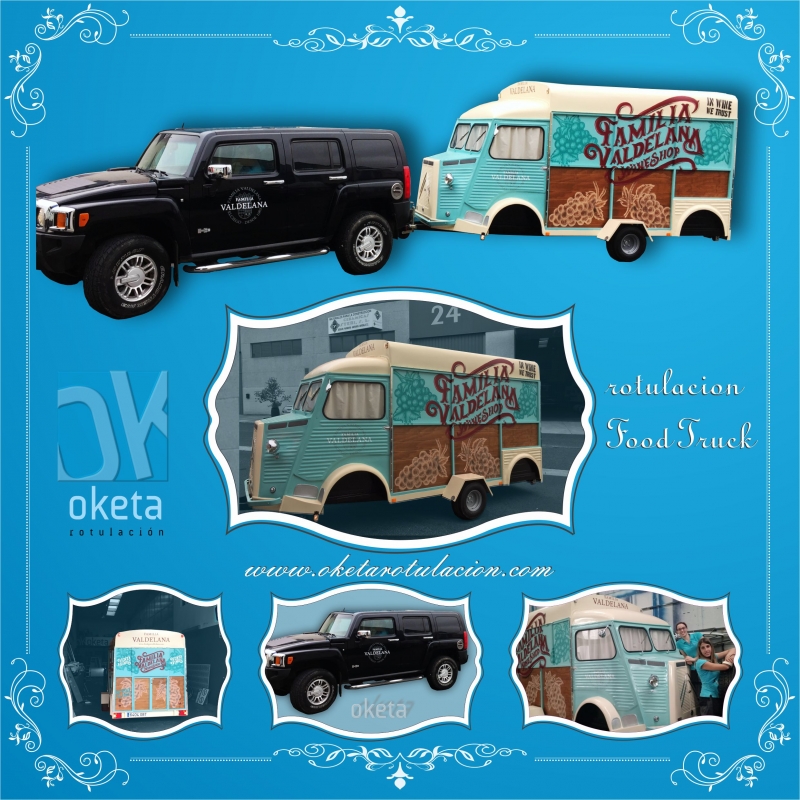 valdelana food-truck - Rotulacin de Vehculos - Rotulos Oketa