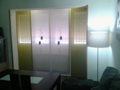 Panel japones instalado s medida