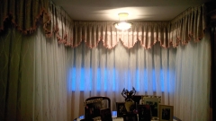 Cortinas confeccionadas preservando bando del cliente