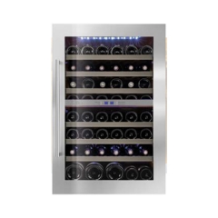 Vinoteca caveplus cps 55 de encastre en columna 2 temperaturas luz interior 55 bt