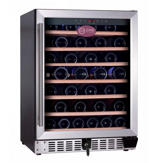 Cave Vinum 46 capacidad para 50 botellas encastrable en cocina en acero inoc