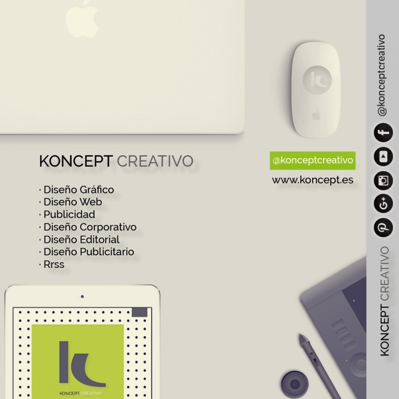 Diseño gráfico Barcelona [Koncept Creativo], diseño publicitario, corporativo, editorial, diseño web