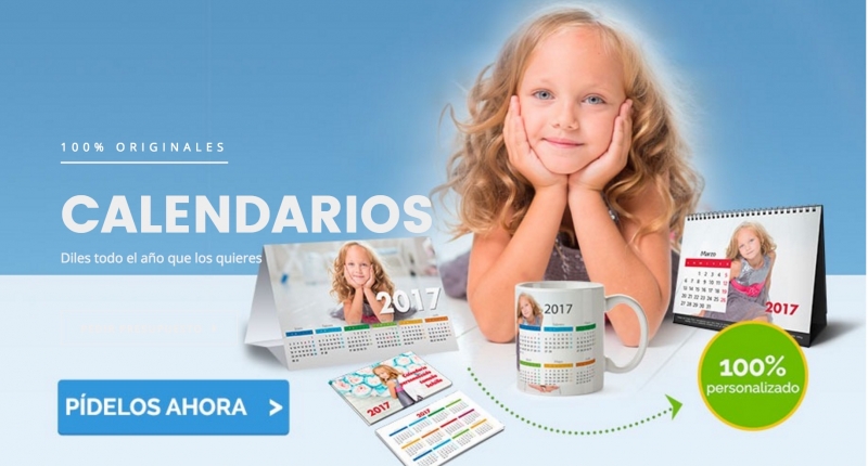 Diseño e impresión de calendarios 100% personalizados