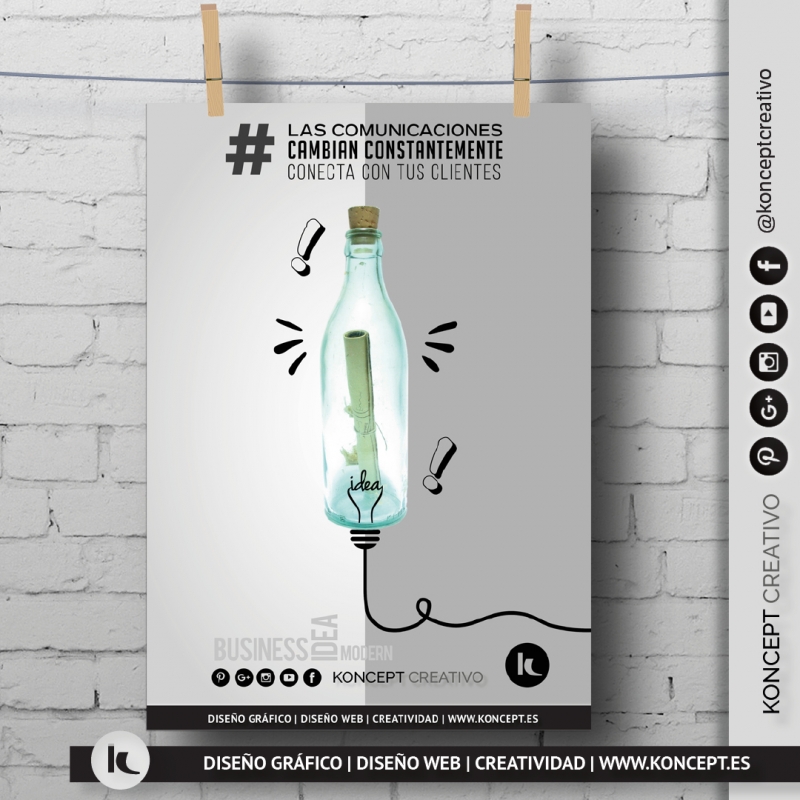 Diseño de carteles Barcelona, diseño de posters Koncept Creativo