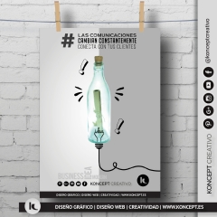Diseno de carteles barcelona, diseno de posters koncept creativo