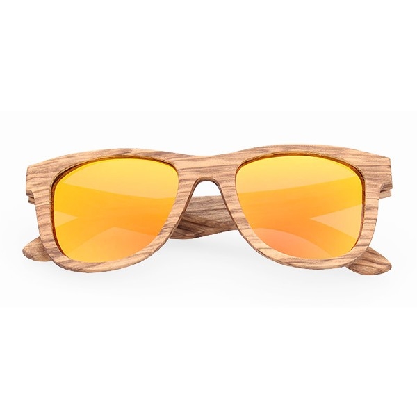 gafas de sol de madera zebrano