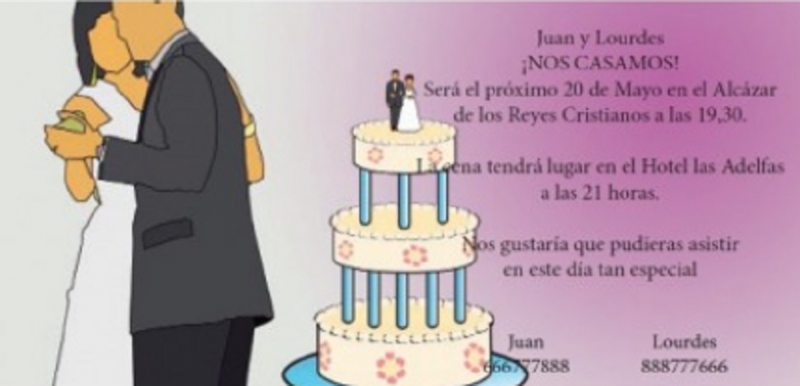 Recordatorios de Boda