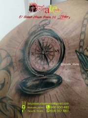 Magnetic compass,brjula,brujula realista,tatuate studio