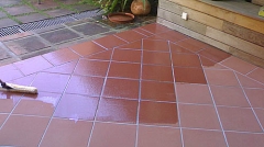 Limpieza de suelos de barro