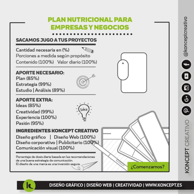 Estudio de diseo grafico Barcelona, exprimimos tus proyectos (Koncept Creativo)