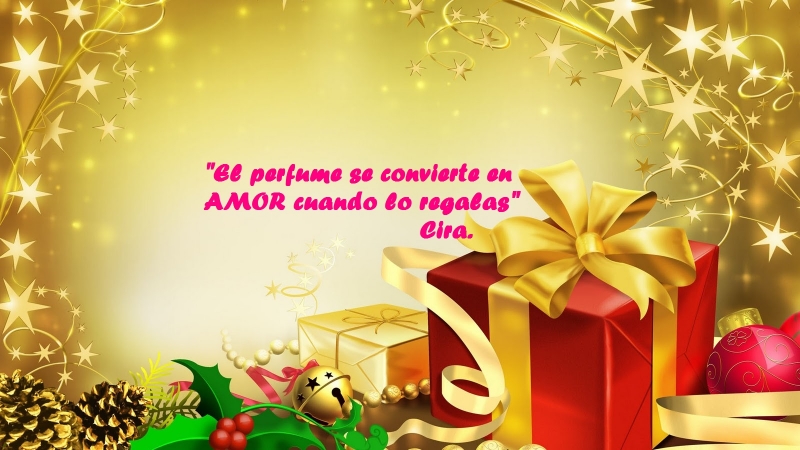 Navidad en Perfumes Cira: Regalar perfumes es regalar Amor.