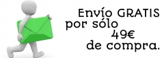 Envios gratis por solo 49eur de compra, ¡y en 24 horas en tu casa!
