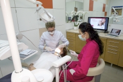 Trabajando en la Clínica Dental Perán