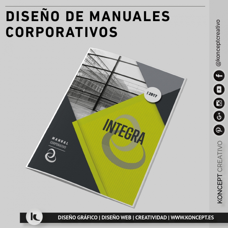 Diseo de manuales corporativos para empresas y negocios diseo y maquetacion de catalogos Barcelona