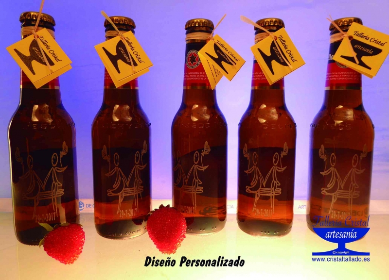 grabar cervezas para bodas