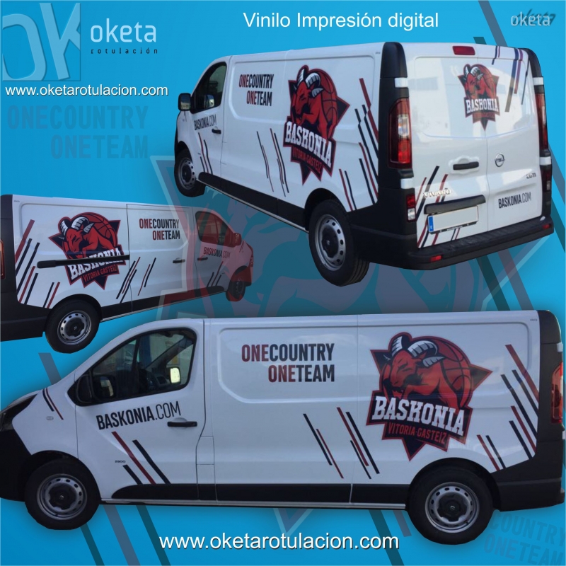 Rotulacin vehicular  Baskonia - Rotulos Oketa