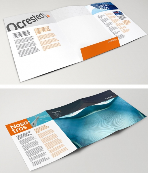 Diseño de carpeta corporativa para fichas de producto. Diseño www.talem.es