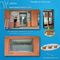 Klaritxu- rotulacion fachadas- rotulos oketa
