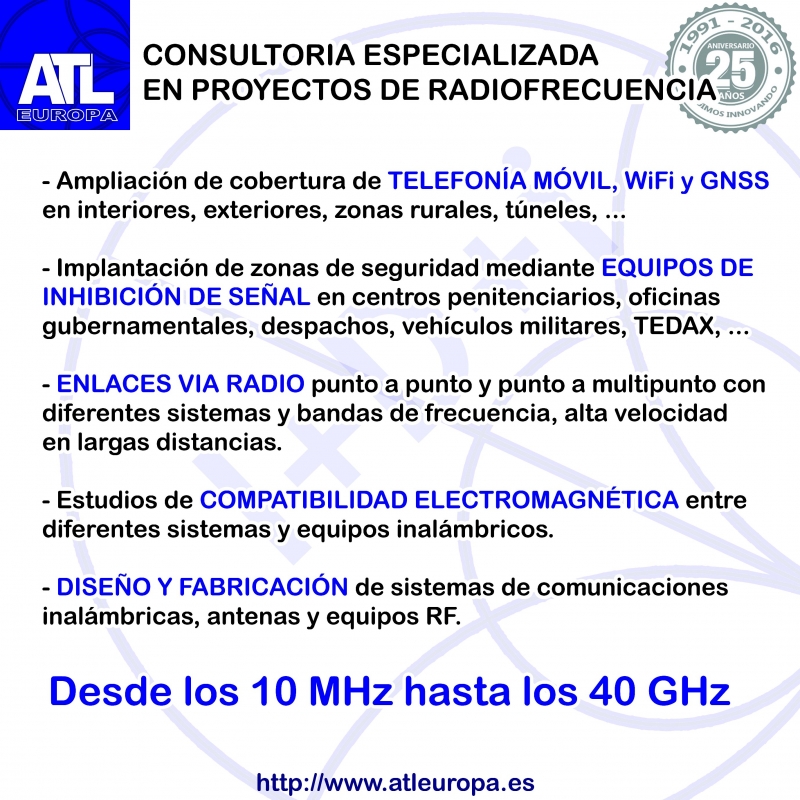 Consultoría de telecomunicaciones, asesoramos en proyectos de ampliación de cobertura