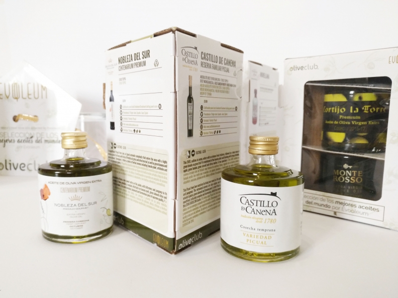 Aceite de oliva virgen extra Pack Evooleum abierto