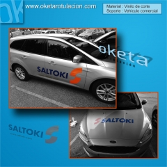 Saltoki rotulacion vehiculo comercial- rotulos oketa