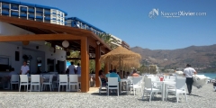 Terraza par restaurante en salobrea, granada