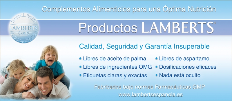 Productos LAMBERTS, Libres de Aceite de Palma, de ingredientes OMG, Aspartamo. Nada esta oculto.