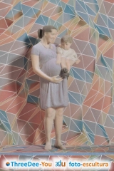 Tu tripita - recuerdo solido de tu embarazo - figuras 3d - thredee-you foto-escultura 3d-u