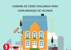 Camara de video vigilancia para comunidades de vecinos