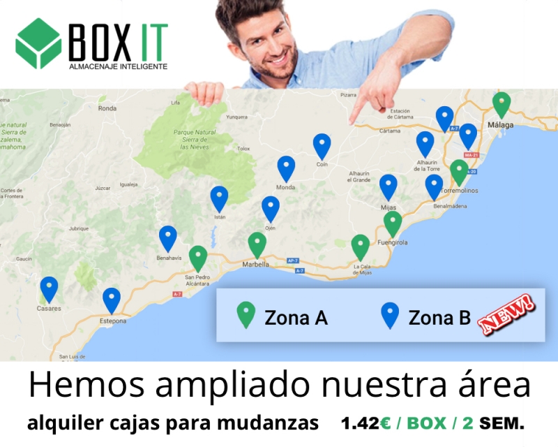 Alquiler cajas para mudanzas Boxit