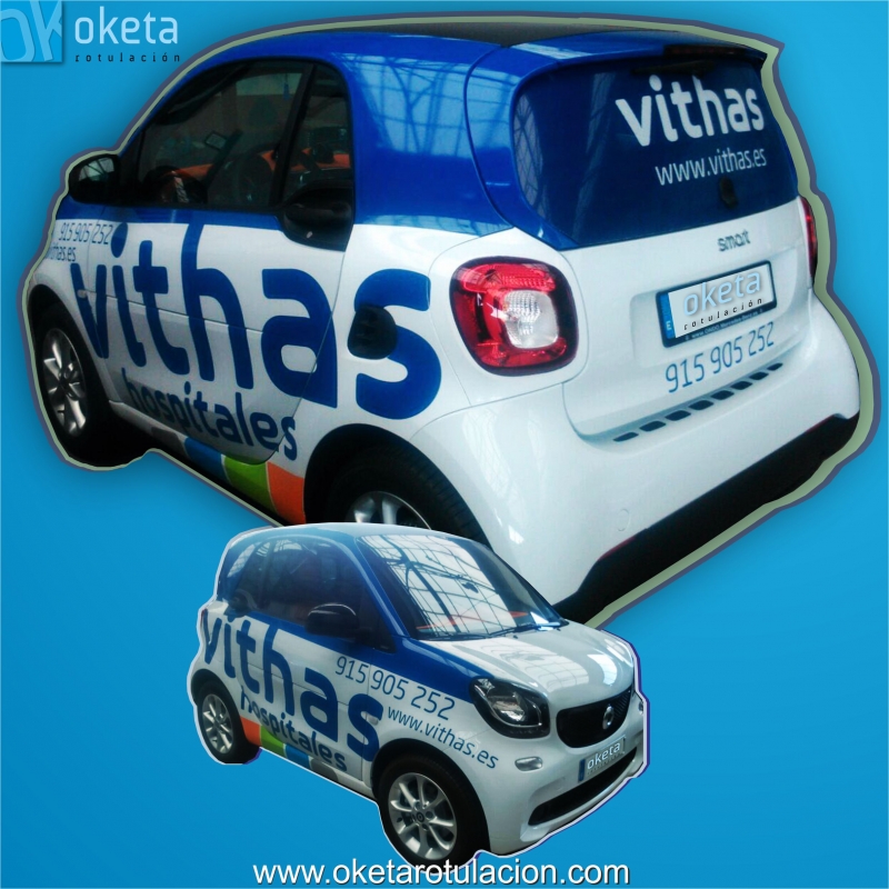 Vithas - Rotulación vehicular- Rótulos Oketa