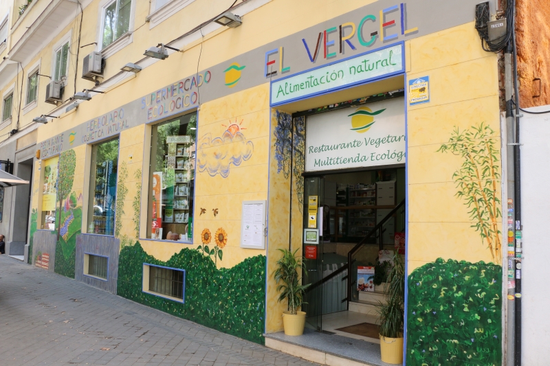 Fachada Supermercado Ecolgico El Vergel Paseo de la Florida