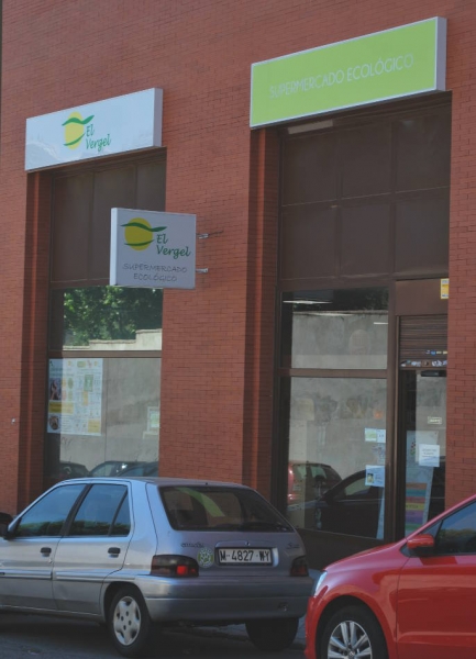 Fachada Supermercado Ecológico El Vergel Ciudad Lineal